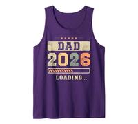 Dad 2026 Loading, Paternità, Annuncio di Un Bambino Canotta, Uomo, Viola, XXL