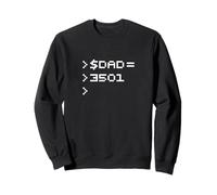 Dad 8-Bit Hex Code Nerd Pixel Terminal Retro Felpa