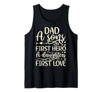 Dad A Sons First Hero A Daughters First Love Camicia Uomo papà Canotta