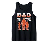 Dad A Sons First Hero A Daughters First Love Fathers Day Canotta