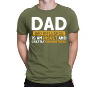 Dad Bad Influence Father Day T-Shirt Caring Dad Daddy Amazing Men T-Shirt #FD