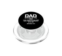 Dad Blessed is The Man Christian Jeremiah 17:7 Bibbia Citazione PopSockets PopGrip per MagSafe