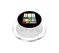Dad By Day Gamer By Night Unique Style PopSockets PopGrip per MagSafe