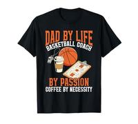 Dad By Life Design Coach di Passion Coffee Lover Maglietta