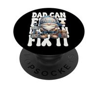 Dad Can Fix It Handyman Gnome Grandpa With Craftsman Tools PopSockets PopGrip Adesivo