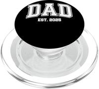 DAD Est. 2025 Carattere College Annuncio Primo Papà Regalo PopSockets PopGrip per MagSafe