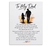 Dad Feeling Poster for Living Room Wall and Father Relationship Tribute