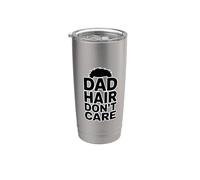 Dad Hair Don't Care Bicchiere termico in acciaio inox doppia parete