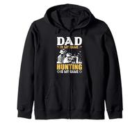 Dad Is My Name Hungting Is My Game Hunter Life Felpa con Cappuccio