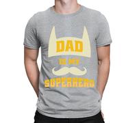 Dad Is Super Hero T-Shirt Best Dad In The World Caring Daddy Maglietta da uomo
