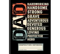 Dad Joke Composition Notebook: Vintage Definition of Dad - Funny Retro Meme Journal for Fathers, Kids, and Father’s Day Gift Fans