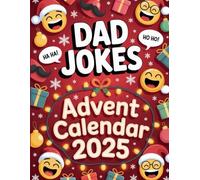 Dad Jokes Advent Calendar 2025: 24 Tage voller schlechter Witze und guter Laune - lustiges Geschenk für Väter, Comedy-Fans und Humor-Liebhaber