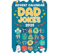 Dad Jokes Advent Calendar: 24 Days of Festive Fun for Adults, Family-Friendly Humor, Great Gift for Men and Women This Holiday