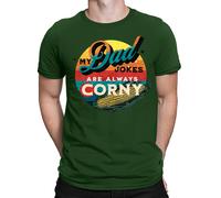 Dad Jokes Are Corny Fathers Day Gift for Best Dad Daddy Amazing Men T-Shirt #FD