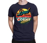 Dad Jokes Are Corny Fathers Day Gift for Best Dad Daddy Amazing Men T-Shirt #FD