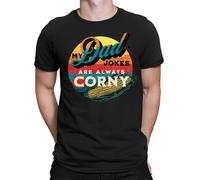 Dad Jokes Are Corny Fathers Day Gift for Best Dad Daddy Amazing Men T-Shirt #FD