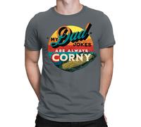 Dad Jokes Are Corny Fathers Day Gift for Best Dad Daddy Amazing Men T-Shirt #FD