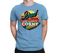 Dad Jokes Are Corny Fathers Day Gift for Best Dad Daddy Amazing Men T-Shirt #FD