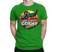 Dad Jokes Are Corny Fathers Day Gift for Best Dad Daddy Amazing Men T-Shirt #FD