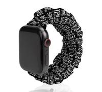 Dad Jokes Are How Eye Roll - Cinturino elastico compatibile con iWatch, divertente cinturino per smart watch per uomo e donna, 38 mm/40 mm, 42 mm/44 mm, 38mm/40mm, Poliestere, Nessuna pietra preziosa