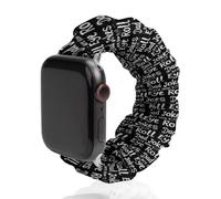 Dad Jokes Are How Eye Roll - Cinturino elastico compatibile con iWatch, divertente cinturino per smart watch per uomo e donna, 38 mm/40 mm, 42 mm/44 mm, 42mm/44mm, Poliestere, Nessuna pietra preziosa