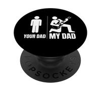 Dad Jokes Funny Guitar Fathers Day Guitar Musician Guitarist PopSockets PopGrip Adesivo