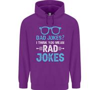 Dad Jokes? I Think You Mean Rad Jokes Uomo Felpa