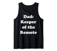Dad: Keeper Of The Remote Funny Quote Funny Saying Canotta