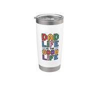 Dad Life Is The Good Life Bicchiere termico in acciaio inox doppia parete