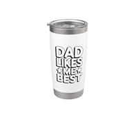Dad Likes Me Best Bicchiere termico in acciaio inox doppia parete