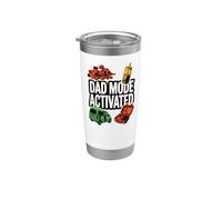 Dad Mode Activated Funny Fatherhood Minivan Parent Graphic Bicchiere termico in acciaio inox doppia parete
