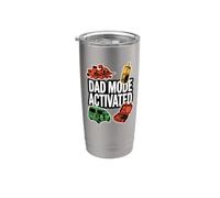Dad Mode Activated Funny Fatherhood Minivan Parent Graphic Bicchiere termico in acciaio inox doppia parete