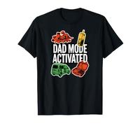 Dad Mode Activated Funny Fatherhood Minivan Parent Graphic Maglietta