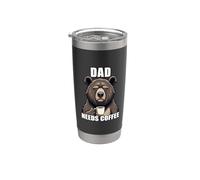 Dad Needs Coffee Bicchiere termico in acciaio inox doppia parete