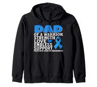 Dad of a Warrior Prostate Cancer Awareness Gifts Products Felpa con Cappuccio