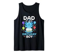 Dad Of The Birthday Boy Kids Axolotl Bday Family Matching Canotta