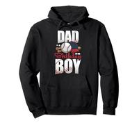 Dad of The Birthday Boy Matching Baseball Compleanno Felpa con Cappuccio
