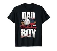 Dad of The Birthday Boy Matching Baseball Compleanno Maglietta