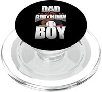 Dad Of The Birthday Boy Matching Baseball Compleanno PopSockets PopGrip per MagSafe