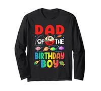 Dad Of The Birthday Boy Ofishally One Birthday Outfit Maglia a Manica