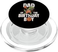 Dad Of The Birthday Boy T-Rex Dino Basket Compleanno PopSockets PopGrip per MagSafe