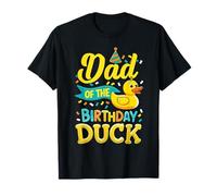 Dad Of The Birthday Duck Boy Cute Rubber Ducky Family Daddy Maglietta