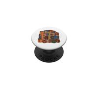 Dad of the Patch - Zucca autunnale patchwork design PopSockets PopGrip Adesivo