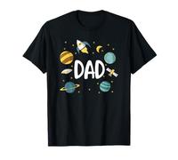 Dad Outer Space Birthday Party Maglietta