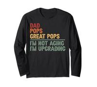 Dad, Pops, Great Pops, I'm Upgrading Pregnancy Reveal Maglia a Manica