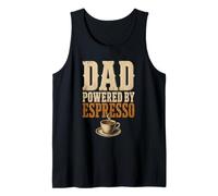 Dad Powered By Espresso Funny Coffee Lover Fathers Day Canotta