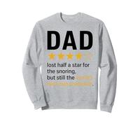 Dad Star Rating Funny Snoring Joke World's Best Nap Champion Felpa