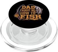 Dad Taught Me How To Fish - Divertente Figlio Pesca - Fisherman PopSockets PopGrip per MagSafe