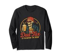 Dad Tax If I'm Buyin' I'm Tryin' Funny Father's Day Maglia a Manica