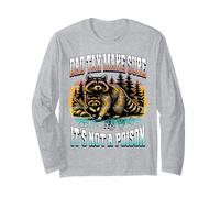 Dad Tax Making Sure It's Not Poison Racoon Father's day Maglia a Manica